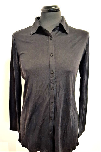Jersey hemd reine - reine, seide