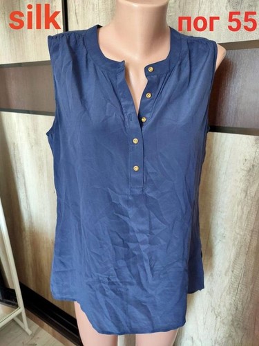 Women shirt black silk xl - shirt, 42