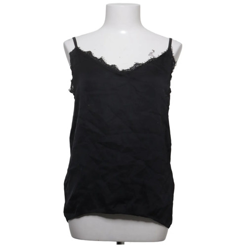 Black colour tank top - black, colour,