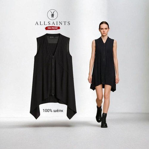 Women allsaints dress - dress, black