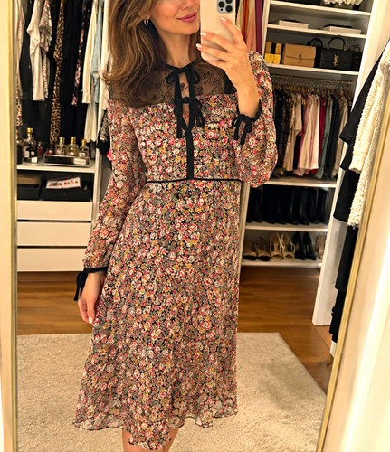 The kooples kleid midi - kleid,